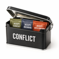 Merge Conflict Resolution tea tin